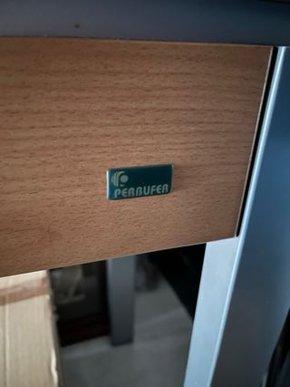 Tavolo da cucina in legno e metallo pieghevole a libro