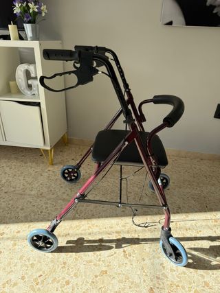 Andador 4 ruedas con frenos
