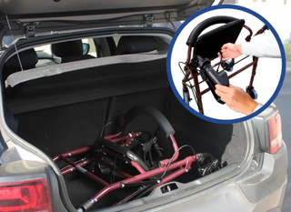 Andador 4 ruedas con frenos