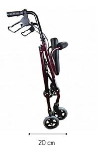 Andador 4 ruedas con frenos