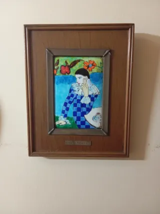 Cuadro Pablo Picasso reproducción esmalte 25x20 cm