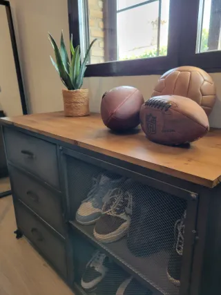 Mueble Maison du Monde metal y madera