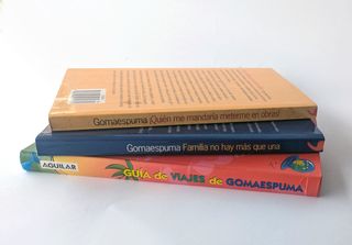Pack 3 libros Gomaespuma. (Familia/Viajes/Obras)
