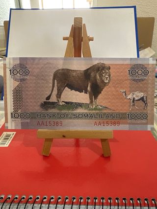 Billete 1000 Somalilandia