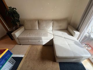Divano letto 3 posti in pelle Ikea