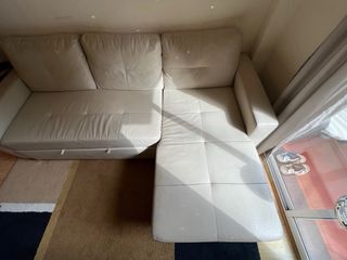 Divano letto 3 posti in pelle Ikea