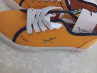 Bambas Pepe Jeans Amarillas Talla 36.