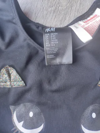 Disfraz H&M Vampira Gato 2-4 años