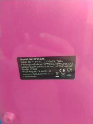 Mini-nevera. Con opción de calentador