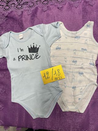 2 Body Bimbo 12/18 Mesi Nuovi