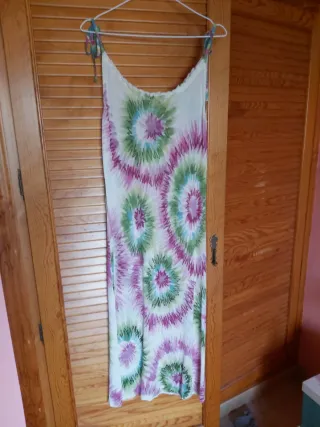 Conjunto vestido y chaleco verano