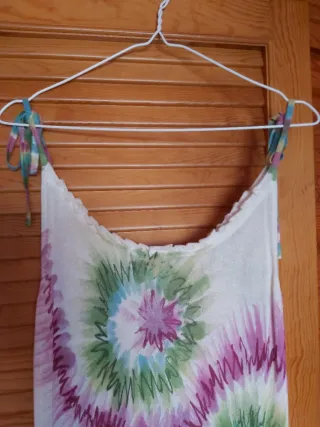 Conjunto vestido y chaleco verano