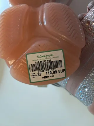 Zapatillas Steve Madden Lentejuelas Rosa Talla 37