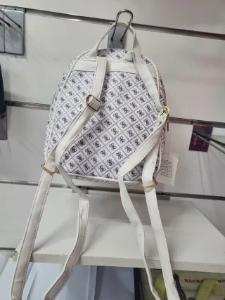 Guess Borsa Zainetto Monogram Bianco Nero