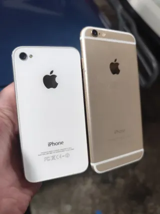 iPhone 6 Dorado y Blanco para piezas