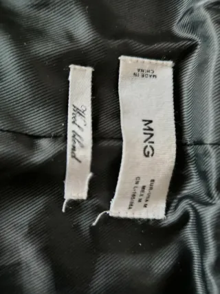 Chaquetón Mango Gris Talla M