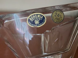 Cenicero de cristal Bohemia 24% PbO