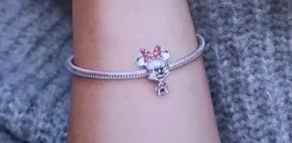 Charm Minnie Mouse Pandora plata 925