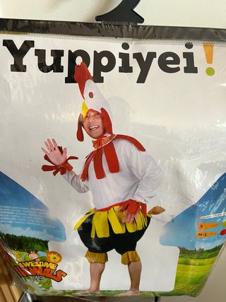 Disfraz de Gallo Yuppiyei Talla M-L