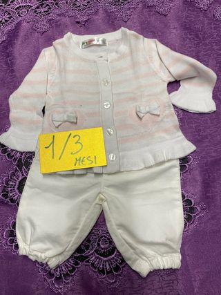 Completo bambina 1/3 mesi