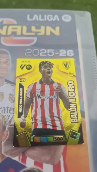 Nico Williams Balón de Oro Panini 2025-26