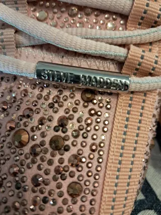 Zapatillas Steve Madden Brillantes Rosa Talla 39