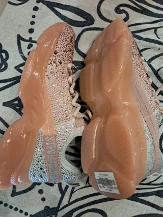 Zapatillas Steve Madden Brillantes Rosa Talla 39