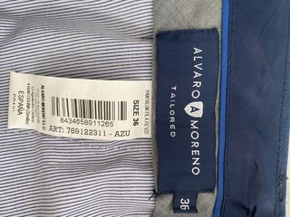 Traje de chaqueta ALVARO MORENO azul Talla M, 36.