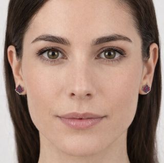 Pendientes Plata Rubíes y Zafiros Naturales