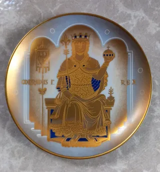 Set 6 Piatti Nicasio Ceramica Oro