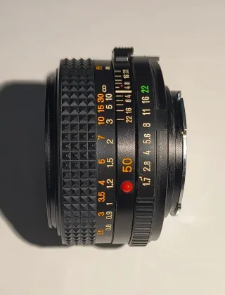 Obiettivo Minolta MD 50mm 1:1.7 Japan