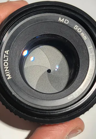 Obiettivo Minolta MD 50mm 1:1.7 Japan