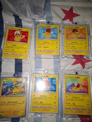 Lote Cartas Pokémon Pikachu de Ash