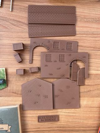 Lotto 15mm houses flames of war scenery