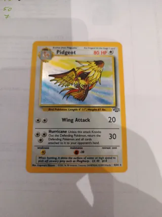 Carta Pokémon Pidgeot 8/64 Jungle
