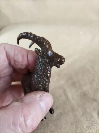 Figura Vintage Bronce Íbice