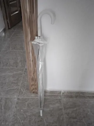 Paraguas transparente 1uso