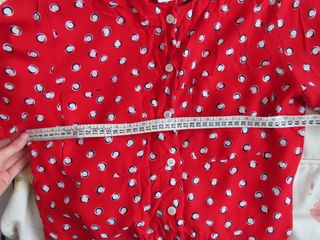 American Vintage lunares retro blusa manga corta