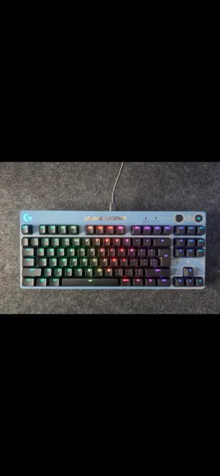 Teclado Logitech G League of Legends Azul