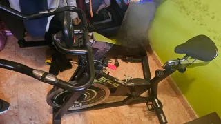 Bicicleta de Spinning Negra