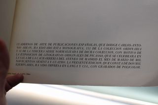 Cuadernos de Arte. 151. Colección Ordinaria. Picasso. 1964.