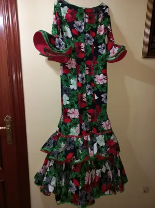 Vestido Flamenca Flores Feria