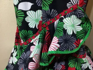 Vestido Flamenca Flores Feria