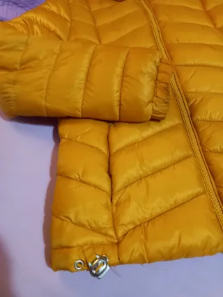 Piumino bambina giallo 10/11 anni