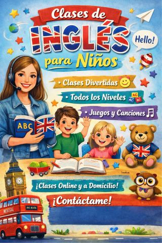 Clases de inglés para niños en Málaga capital