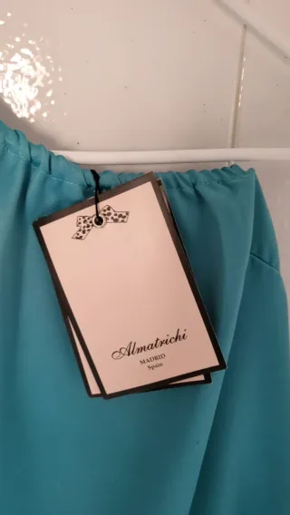 Vestido Almatrichi Talla Única Flor Hombro