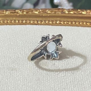 Anillo Turmalina Verde Amarillento Natural