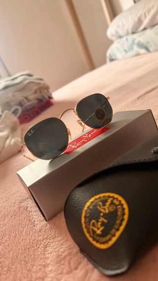 Ray-Ban Hexagonal Oro