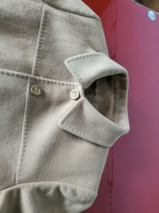 Chaqueta color camel de lana y cachemir