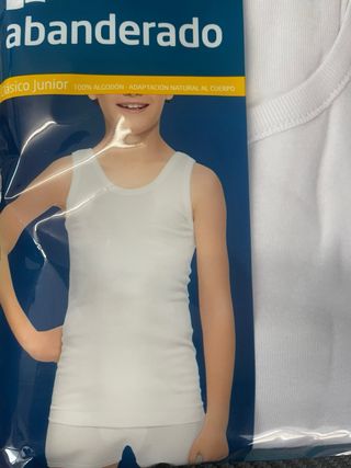 2 Camisetas Abanderado Tirantes Talla 16